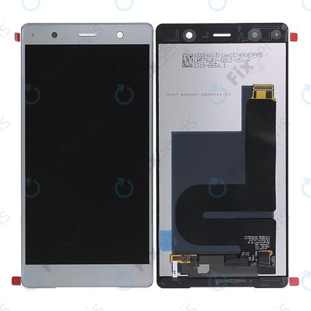 Sony Xperia XZ2 Premium - LCD Displej + Dotykové Sklo (Chrome Silver) - 1310-6654 Genuine Service Pack