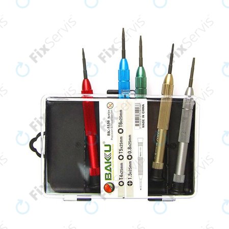 Baku BK-5530 - Sada Skrutkovačov na Servis Notebookov (5ks)