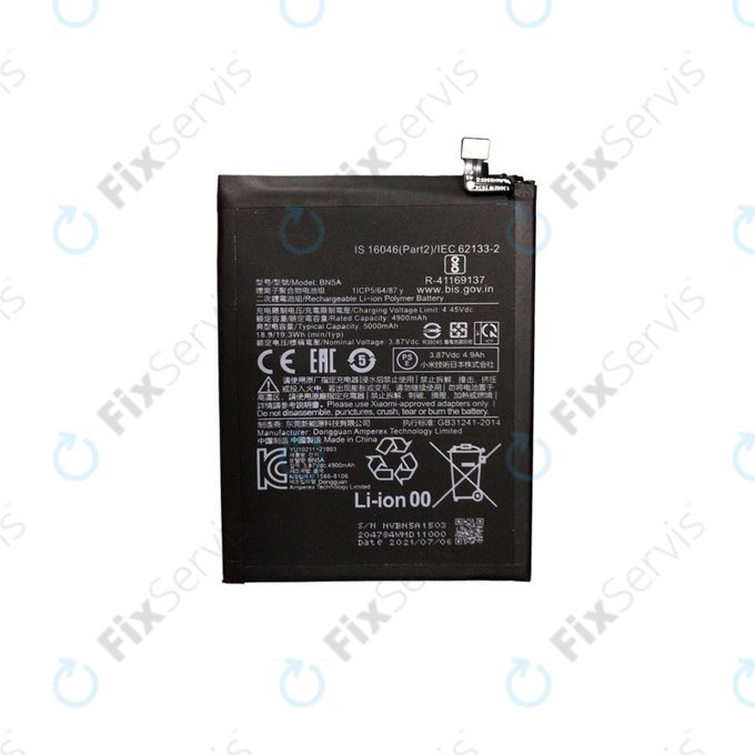 Xiaomi Poco M3 Pro, Redmi 10 (2022) - Batéria BN5A 5000mAh