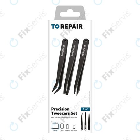 SBS - Súprava presných pinziet pre jemné opravy 3v1