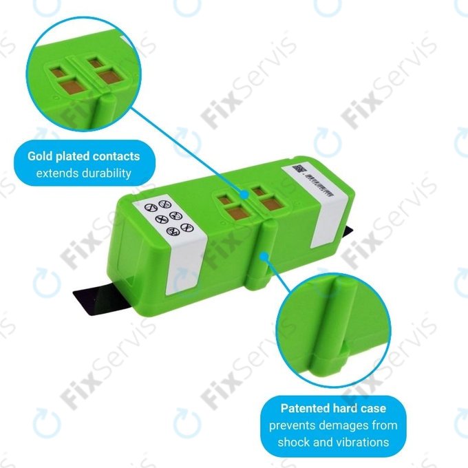 iRobot Roomba 600, 800, 900-series - Batéria 4502233, 4374392, 2130LI Li-Ion 14.4V 5200mAh HQ