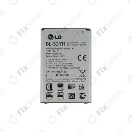 LG G3 D855 - Batéria BL-53YH 3000mAh