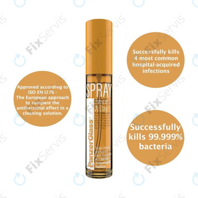 PanzerGlass™ Spray Twice A Day - Čistiaci Roztok - 100ml