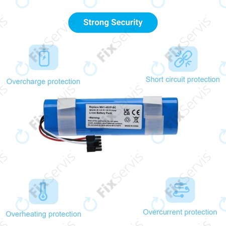 Xiaomi Mi Robot Vacuum Mop Pro (P), 2 (Mijia 2C), Viomi V2 Pro, Proscenic LDS M7 - Batéria STYJ02YM, MH1-4S1P-SC Li-Ion 14.8V 3400mAh