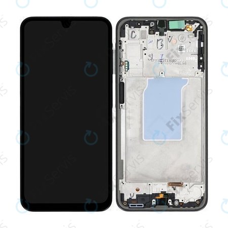 Samsung Galaxy A26 A266E - LCD Displej + Dotykové Sklo + Rám (Black) - GH82-37049A Genuine Service Pack