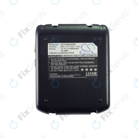 Batéria pre Hitachi C 14dsl, Dv 14dbl, Wh 14dbl, 3000mAh, Li-Ion, 14.4V, BSL 1415, BSL 1430, HQ