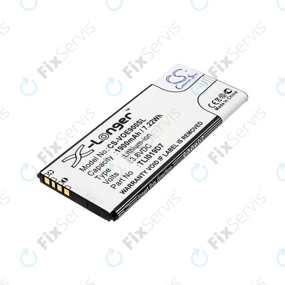 Batéria pre Alcatel 1 Dual Sim, TCL 5033, Vodafone VFD, Telstra, 1900mAh, Li-Ion, 3.8V, TLI019D7, HQ