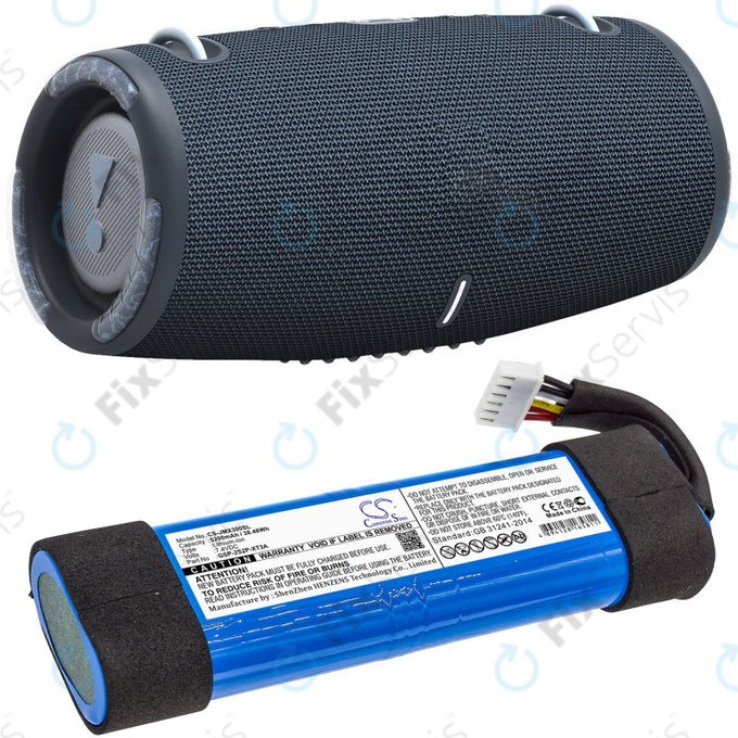 Batéria pre JBL Xtreme 3, 5200mAh, Li-Ion, 7.4V, GSP-2S2P-XT3A, HQ