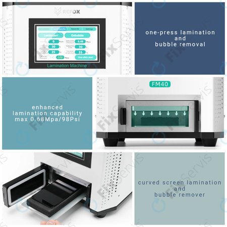 Refox FM40 - Stroj na Laminovanie LCD Displejov 3v1