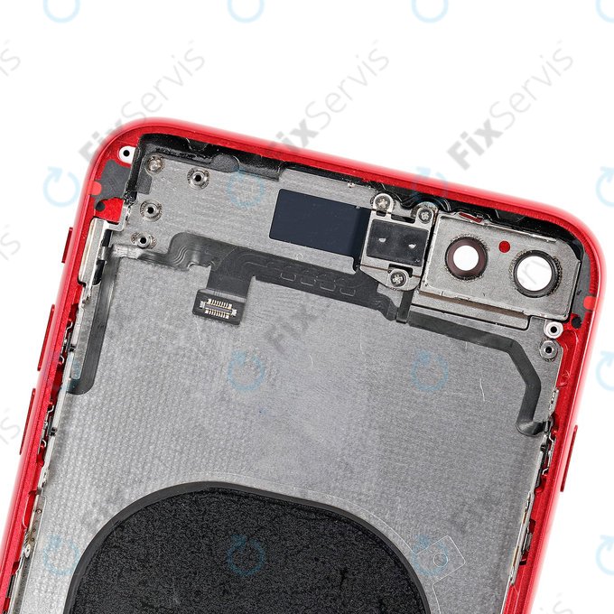 Apple iPhone 8 Plus - Zadný Housing s Malými Dielmi (Red)