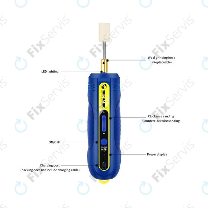 Mechanic iR10 Pro - Multifunkčné Brúsne Pero 6v1