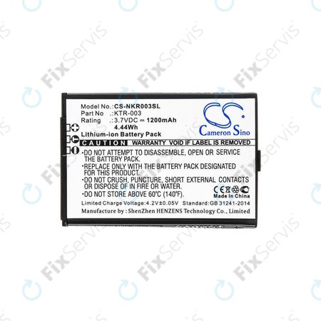 Batéria pre Nintendo New 3DS, 1200mAh, Li-Ion, 3.7V, KTR-003, HQ