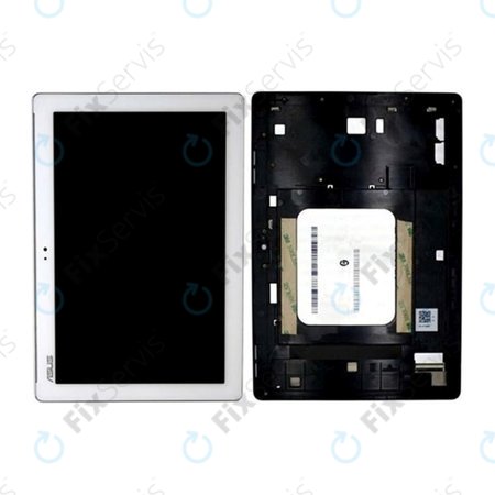 Asus ZenPad 10 Z300C, Z300CT, Z300CX, ZD300C - LCD Displej + Dotykové Sklo + Rám (White) - 90NP0232-R20010 Genuine Service Pack