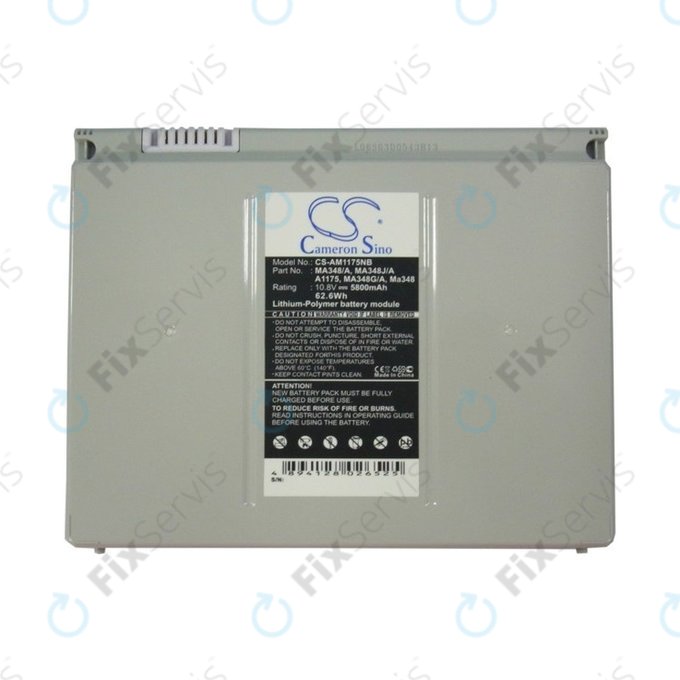 Apple MacBook Pro 15 A1260 (EMC 2198) Early 2008 - Batéria A1175, MA348, MA348/A 5800mAh HQ