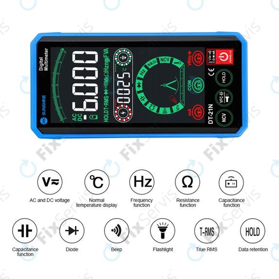 Sunshine DT-21N - Dotykový Multimeter