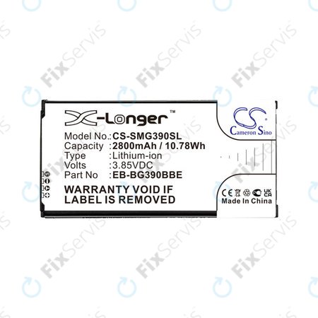 Batéria pre Samsung Galaxy Xcover 4, 4S, 2800mAh, Li-Ion, 3.85V, EB-BG390BBE, HQ