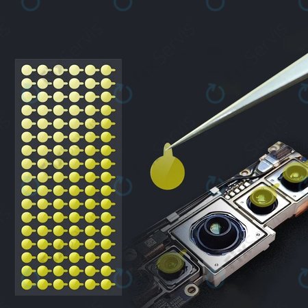 Ochranné protiprachové nálepky na kameru a infračervený senzor - 100 ks