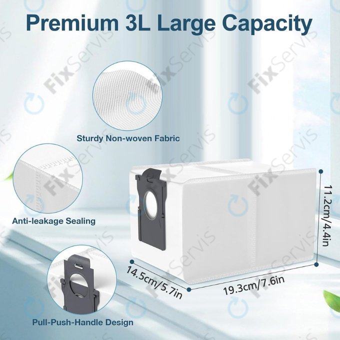 Xiaomi Dreame X40 Ultra, X50 Ultra, L40s Pro Ultra, L40 Ultra, L10s Ultra Gen2, Mova E30 Ultra, Mova V50 Ultra, P60 - Vrecko do vysávača