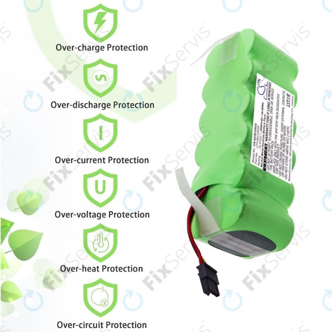 Ecovacs Deebot CR120, KK-8, X500 - Batéria LP43SC2000P Ni-MH 14.4V 2000mAh HQ