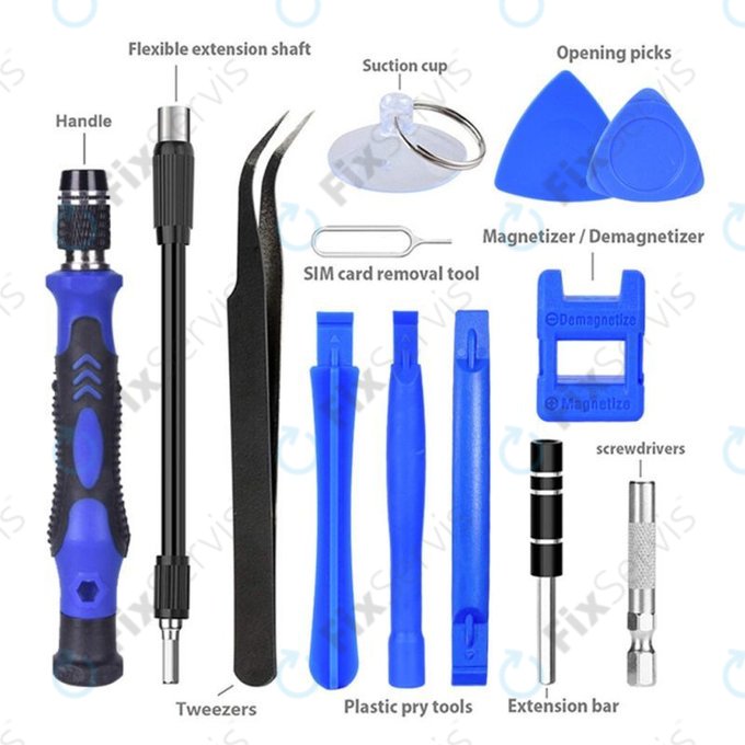 Kingsdun - Profesionálna Sada Náradia pre Servis Telefónov iPhone 117v1