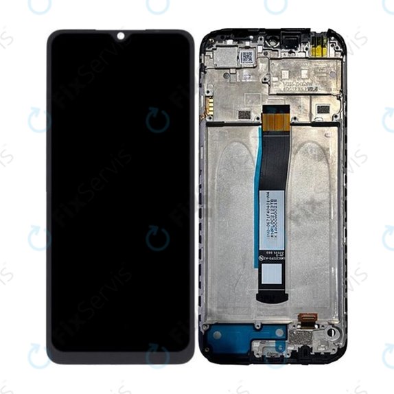 Xiaomi Redmi 10C 220333QAG 220333QBI - LCD Displej + Dotykové Sklo + Rám (Graphite Gray) - 560001C3QA00 Genuine Service Pack
