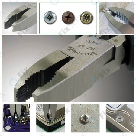 Engineer PZ-57 - Špeciálne Kliešte na Vyťahovanie Skrutiek 5”