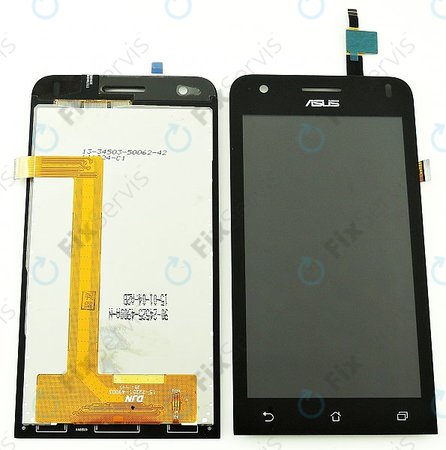 Asus Zenfone C ZC451CG - LCD Displej + Dotykové Sklo + Rám (Black) TFT
