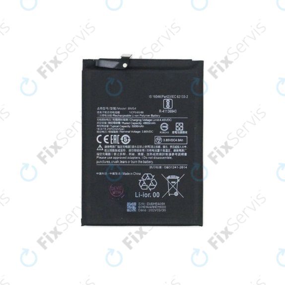 Xiaomi Redmi Note 9T 5G - Batéria BM54 5000mAh
