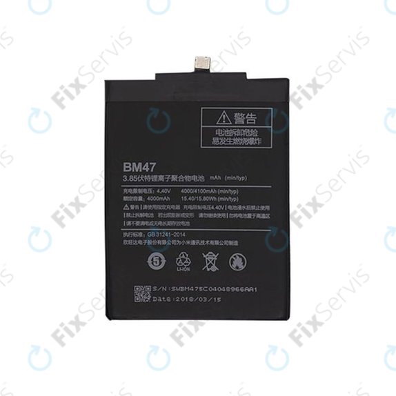 Xiaomi Redmi 3, 3S, 3 Pro, 4X - Batéria BM47 4100mAh