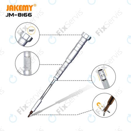 Jakemy JM-8166 - Sada Servisného Náradia pre Servis Elektroniky 61v1