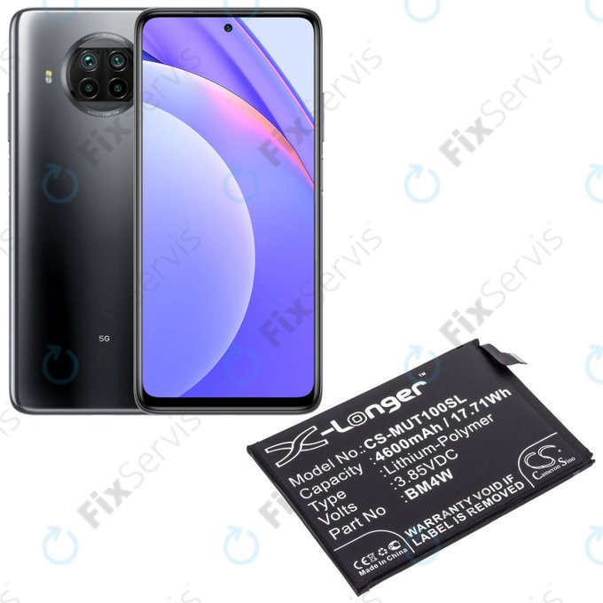 Xiaomi Mi 10T Lite 5G, Redmi Note 9 Pro 5G - Batéria BM4W 4600mAh HQ