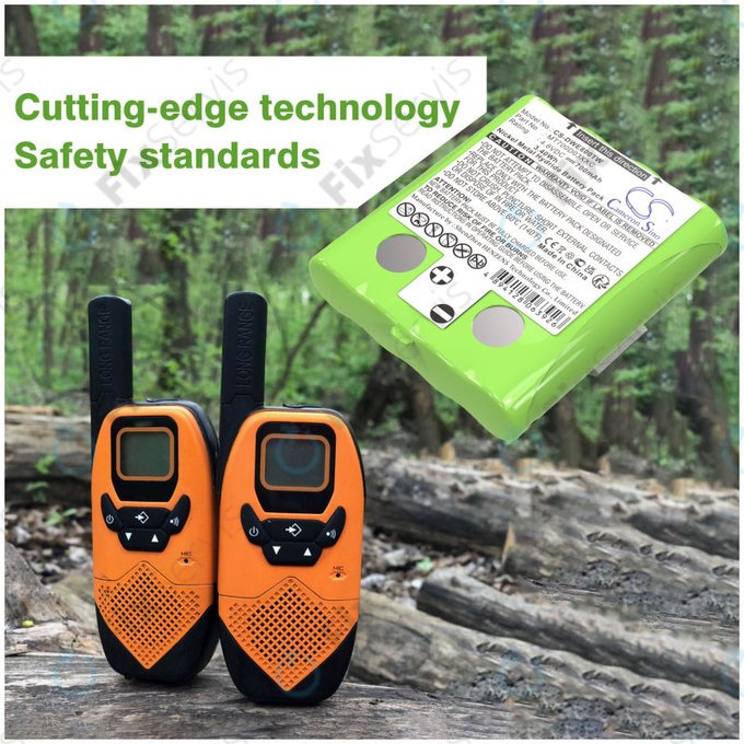 Batéria pre Detewe Outdoor Pmr a Simvalley, 700mAh, Ni-MH, 4.8V, MT700D03XXC, HQ