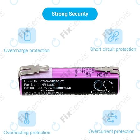 Karcher WV1, WV2, WV2 Plus, WV2 Premium, WV50 Plus, WV70 Plus - Batéria INR18650 Li-Lon 3.7V 2900mAh HQ