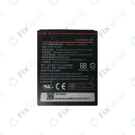 Lenovo VIBE K5 A6020a40, K5 Plus A6020a46, C2 K10a40 - Batéria BL259 2750mAh