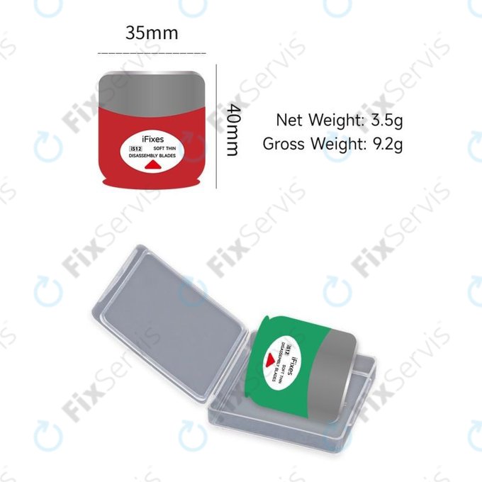 iFixes iS12 - tenké čepele na demontáž, 0.15mm