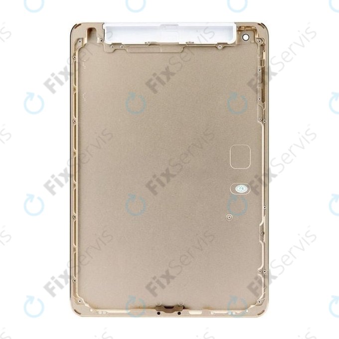 Apple iPad Mini 3 - Zadný Housing 4G Verzia (Gold)