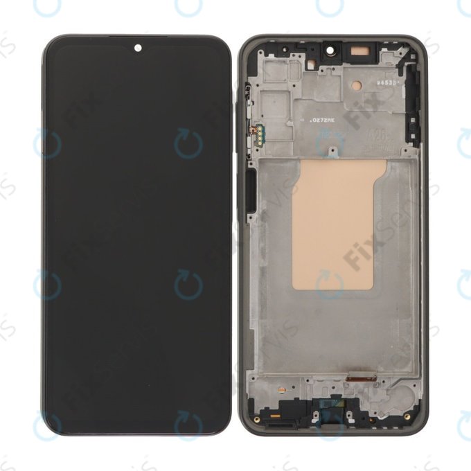 Samsung Galaxy A26 A266E - LCD Displej + Dotykové Sklo + Rám (Black) TFT