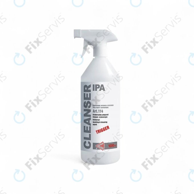 Izopropanol 100% s rozprašovačom, 1000 ml, Cleanser IPA