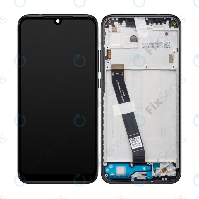 Xiaomi Redmi 7 M1810F6LG M1810F6LH - LCD Displej + Dotykové Sklo + Rám (Eclipse Black) - 560610115033, 560610096033 Genuine Service Pack