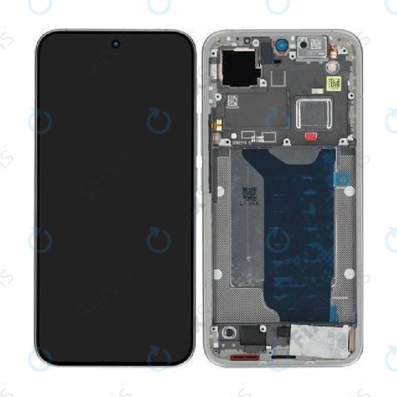 Displej pre Xiaomi 15T Pro 5G, Gray, Dotykové sklo s rámom, 5600050O12U00, Genuine Service Pack