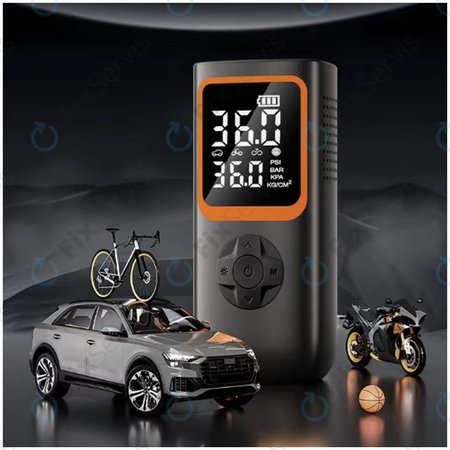 Prenosný Elektrický Kompresor s Príslušenstvom (11.1V, 2000mAh)