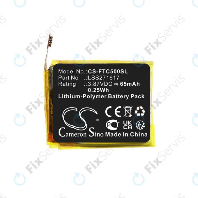 Batéria pre Fitbit Charge 5, 65mAh, Li-Pol, 3.87V, LSS271617, HQ