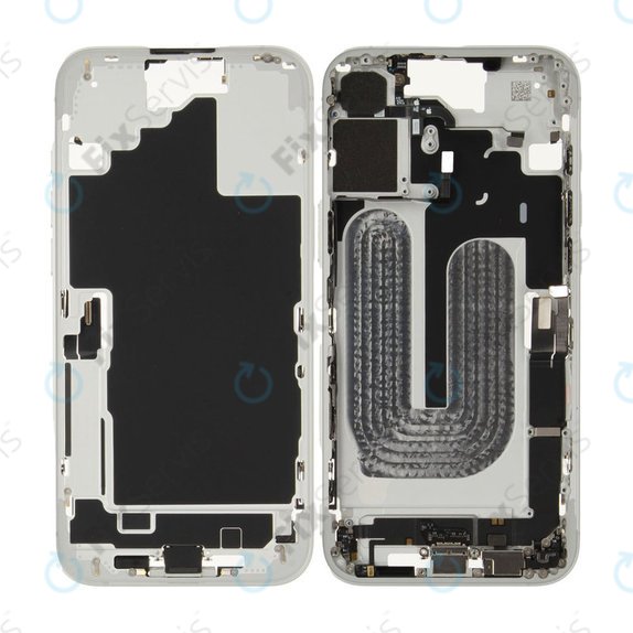 Stredný Rám s Batériou pre iPhone 16 Plus | White | ZD076-00685 | Genuine Apple
