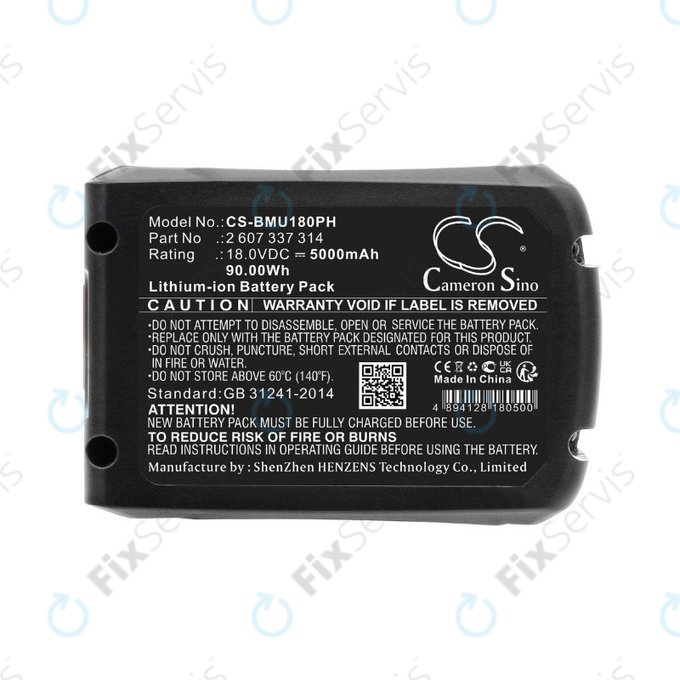 Bosch 18V  - Batéria 2 607 337 314 Li-Ion 18.0V 5000mAh HQ