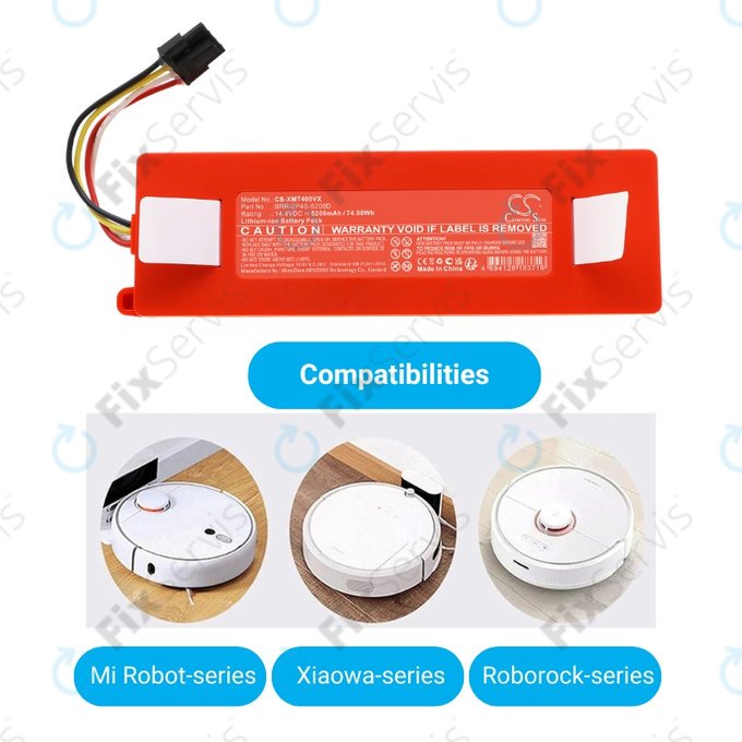 Xiaomi Roborock E-series, Q-series, S-series - Batéria BRR-2P4S-5200 Li-Ion 14.4V 5200mAh HQ