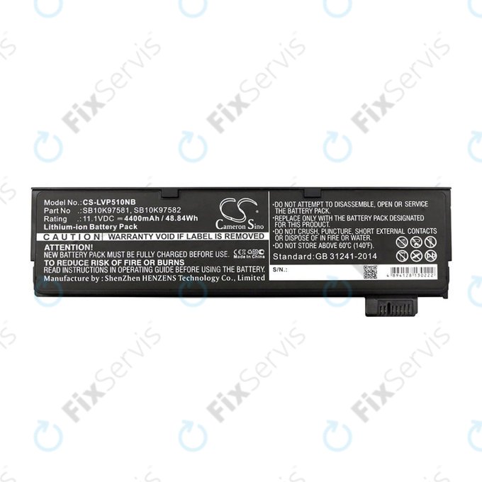 Batéria pre Lenovo ThinkPad P51, T470, T570, 4400mAh, Li-Ion, 11.1V, SB10K97581, HQ
