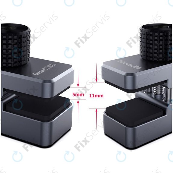 QianLi iClamp - Hliníková Svorka s Gumovou Výplňou - Rozpätie 11mm (4ks)