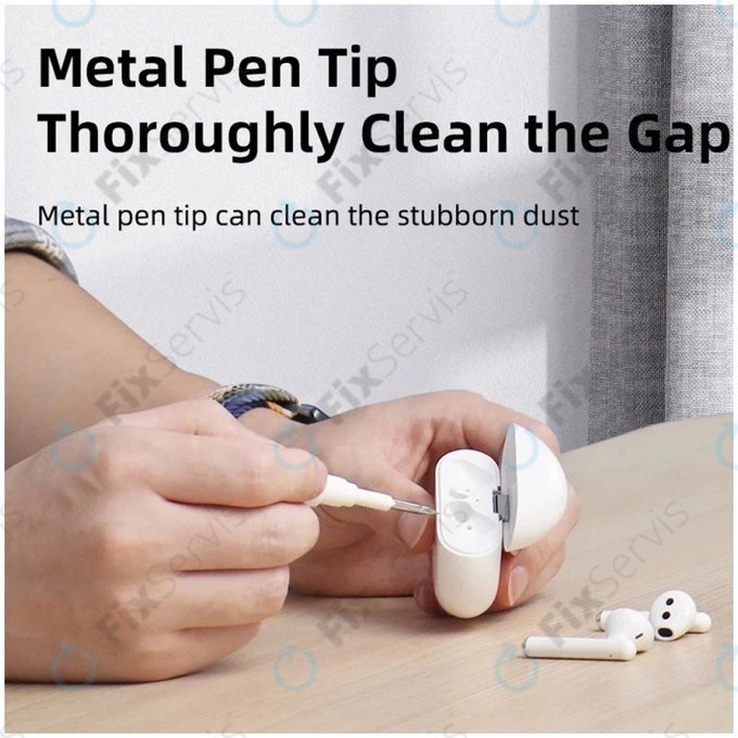 Čistiace Pero na Bezdrôtové Slúchadlá, biele