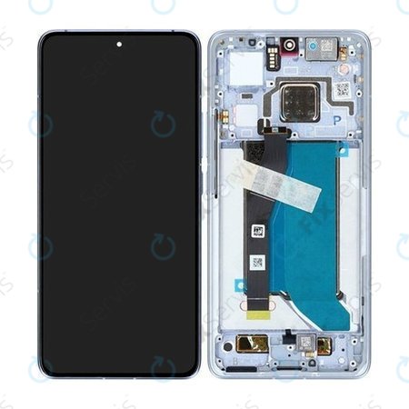 Xiaomi 14T Pro - LCD Displej + Dotykové Sklo + Rám (Titan Blue) - 56001700N1200 Genuine Service Pack