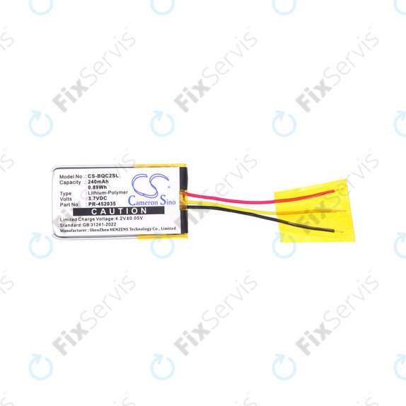 Batéria pre Bose QC20, 240mAh, Li-Pol, 3.7V, PR-452035, HQ